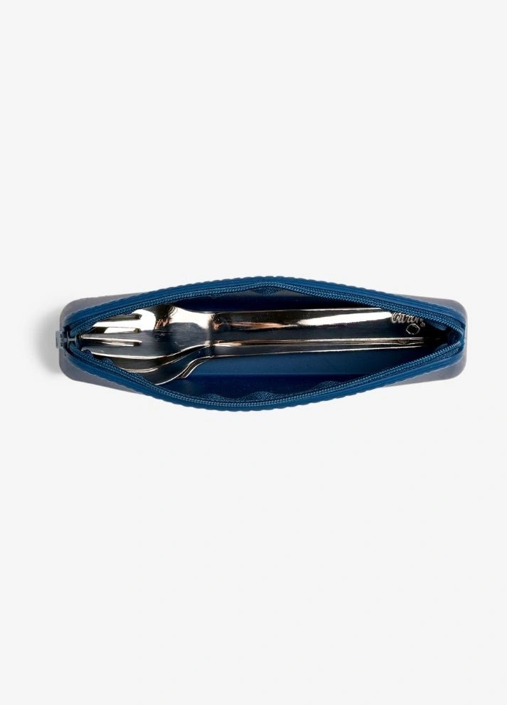 Cutlery Set with pouch - Blue
