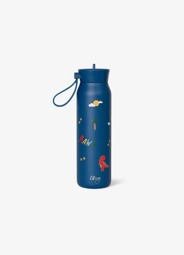 350ml Insulated Water Bottle - Dino