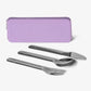 Cutlery Set with pouch - Purple