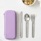 Cutlery Set with pouch - Blue