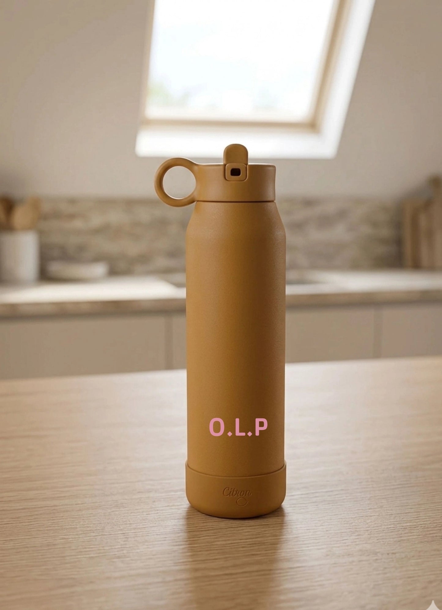 350ml Insulated Water Bottle - Caramel