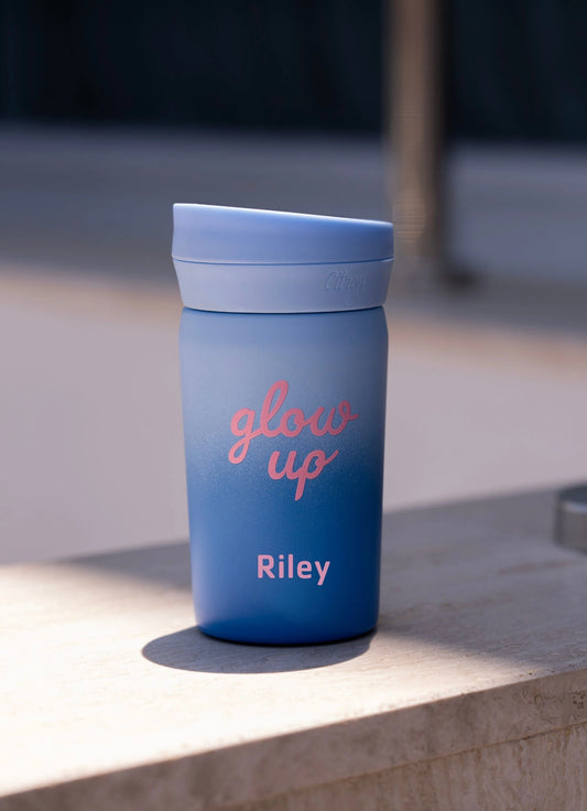 Travel Mug 320ml - Glow Up Blue