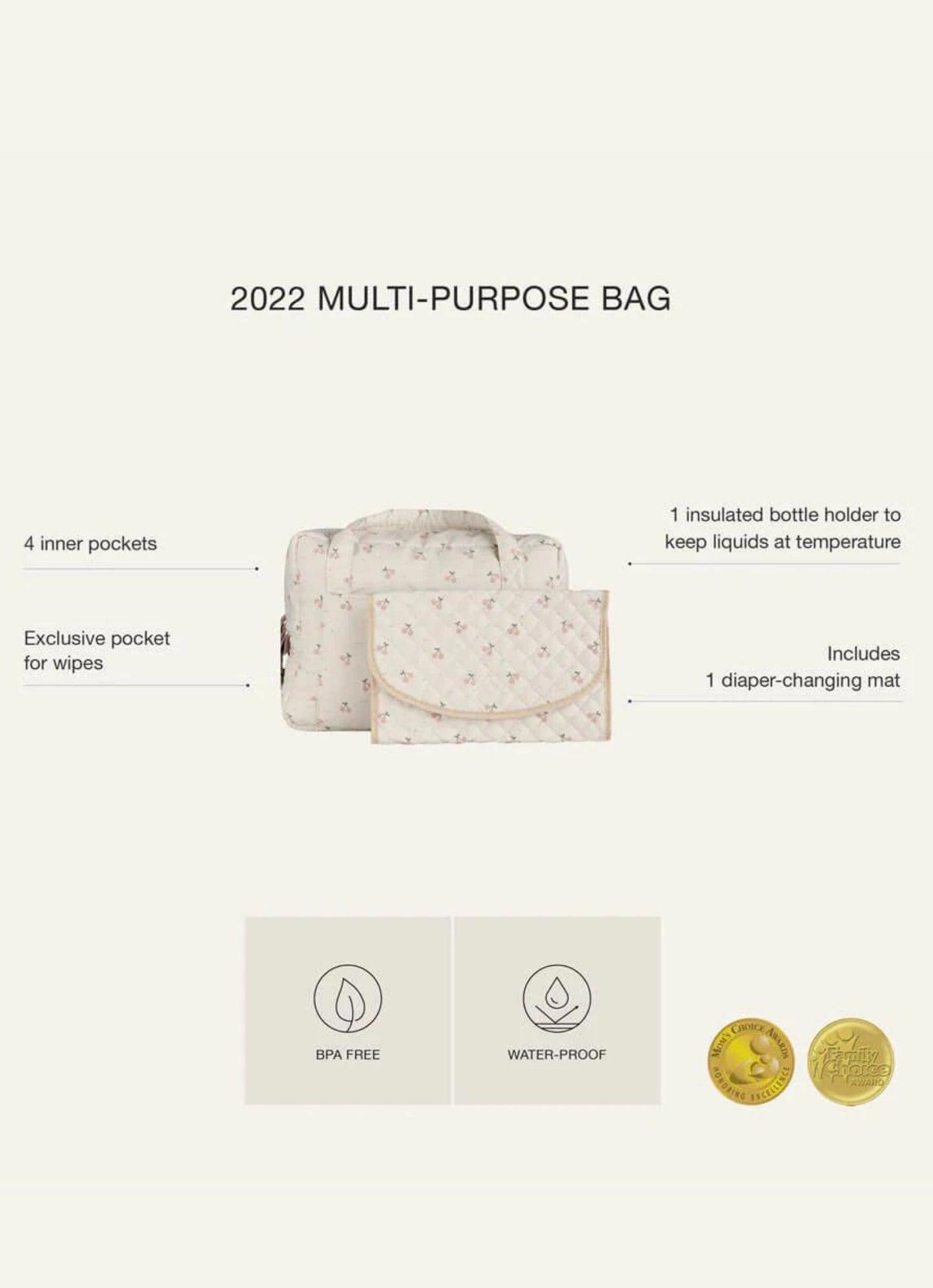 Multi Purpose Bag - Cherry