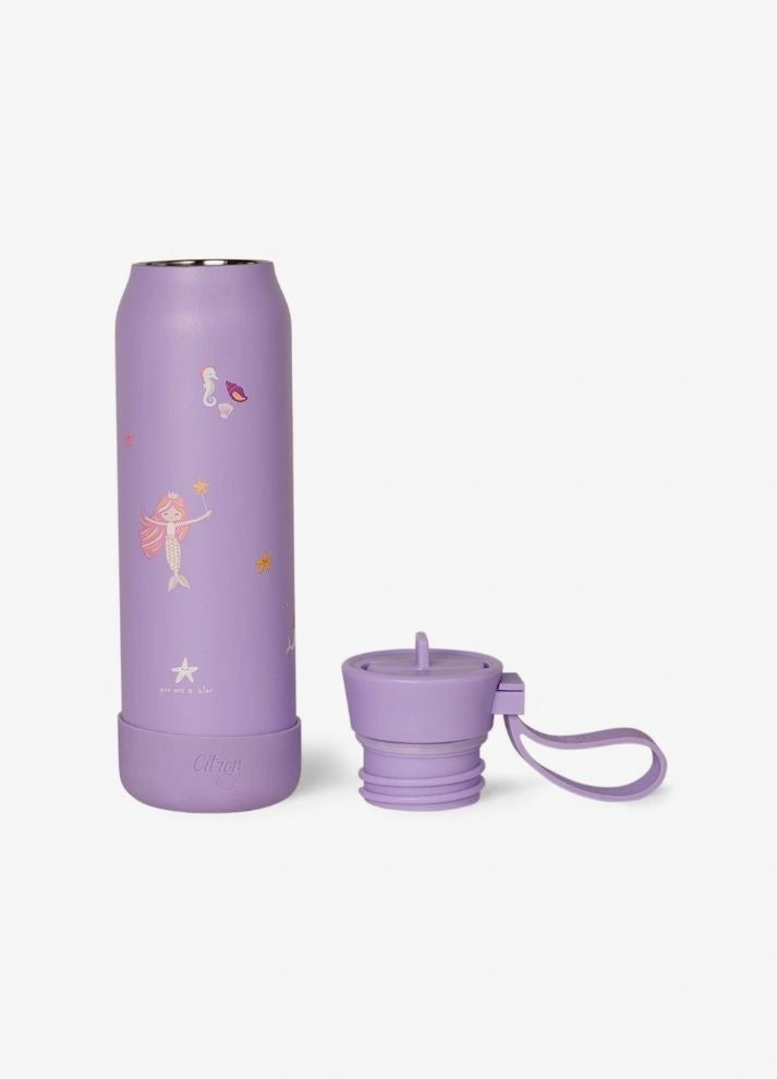 350ml Insulated Water Bottle - Mermaid