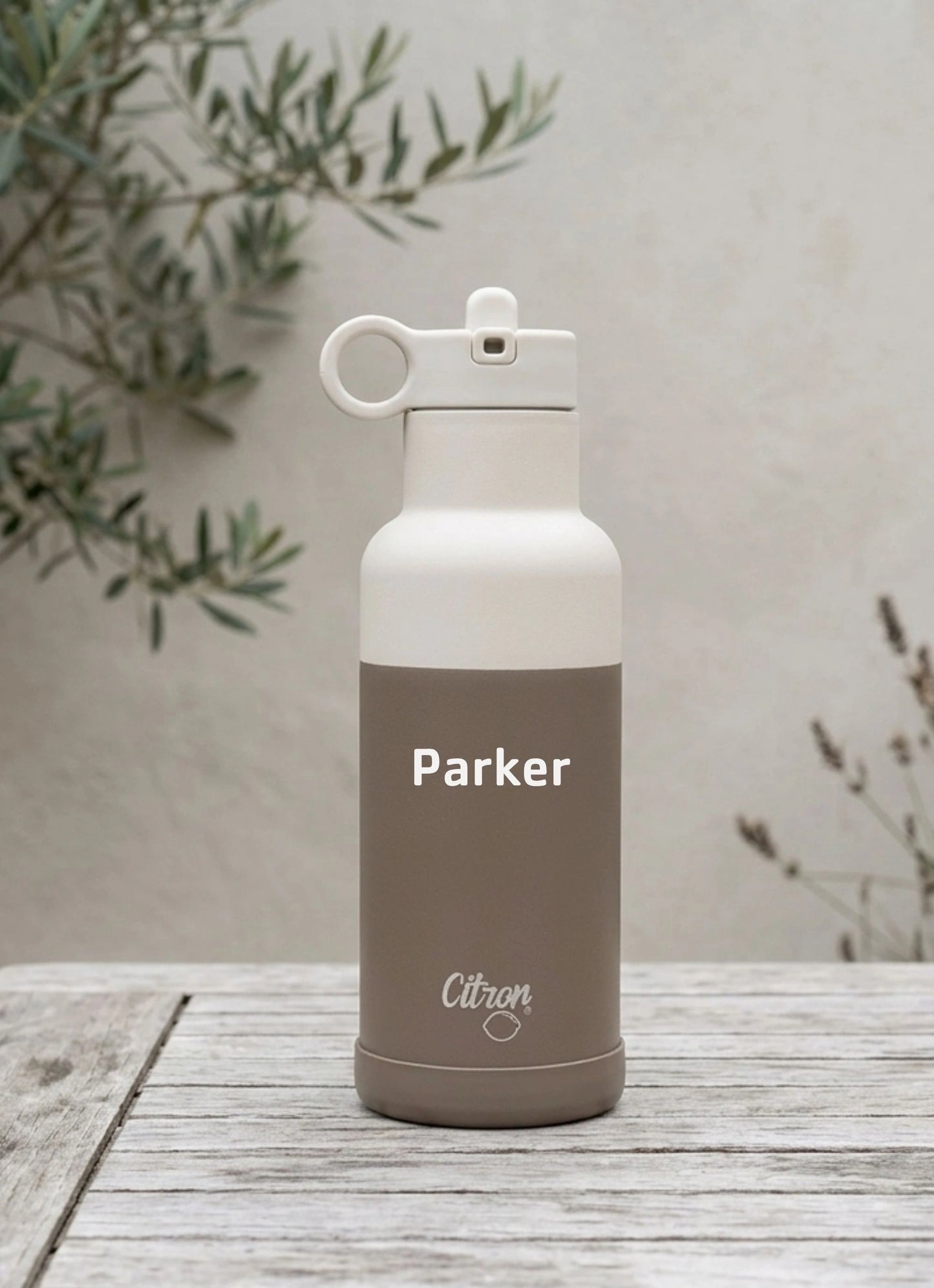 500ml Insulated Water Bottle - Brown