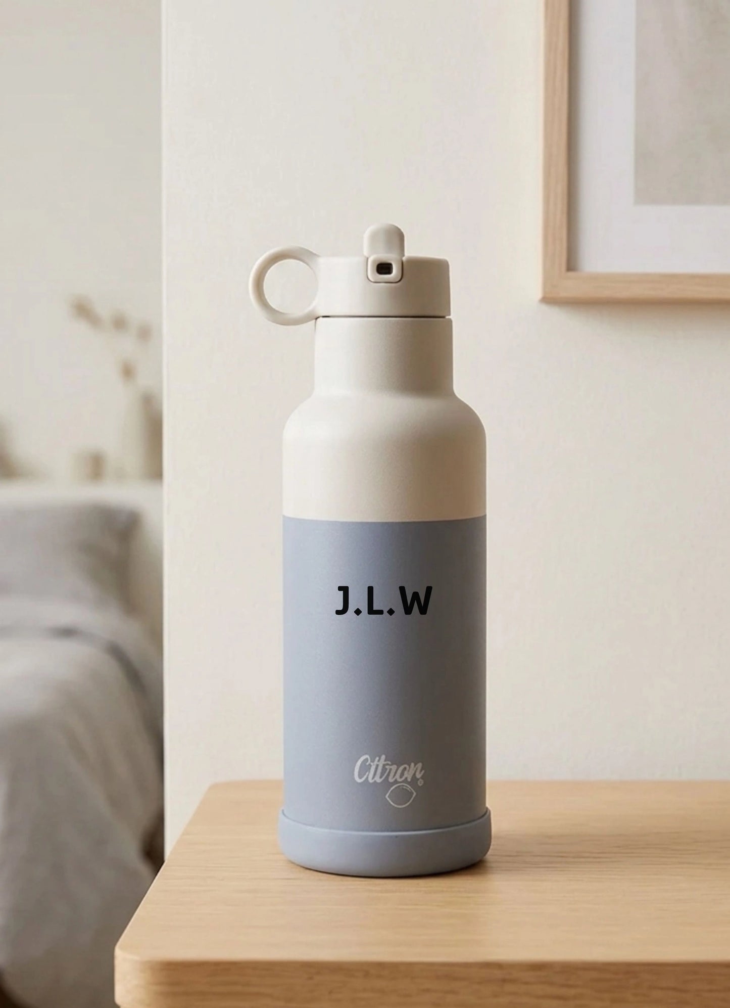 500ml Insulated Water Bottle - Dusty Blue