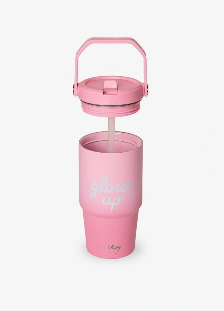 Insulated Tumbler 600ml - Glow Up Pink