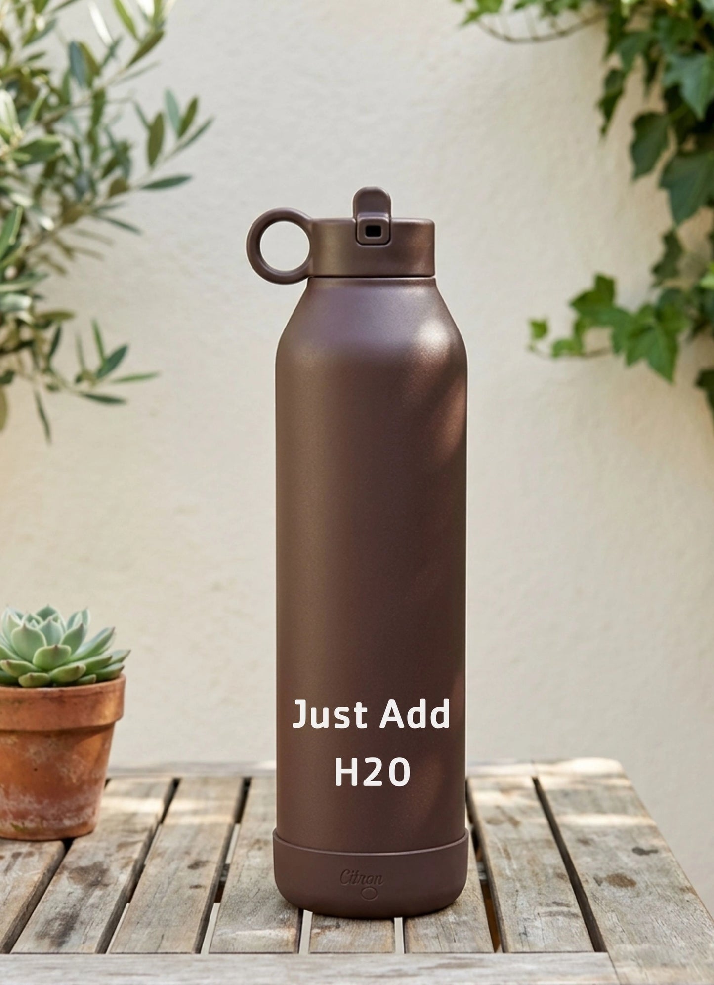 750ml Insulated Water Bottle - Plum