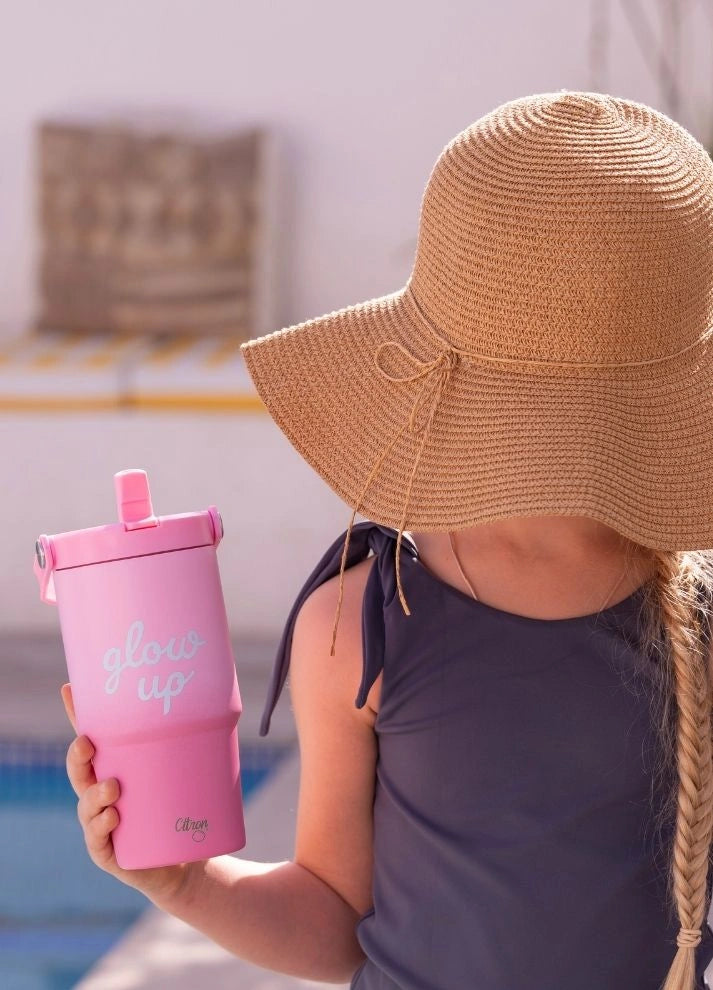 Insulated Tumbler 600ml - Glow Up Pink