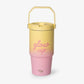 Insulated Tumbler 600ml - Glow Up Pink/Yellow