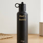 750ml Insulated Water Bottle - Black