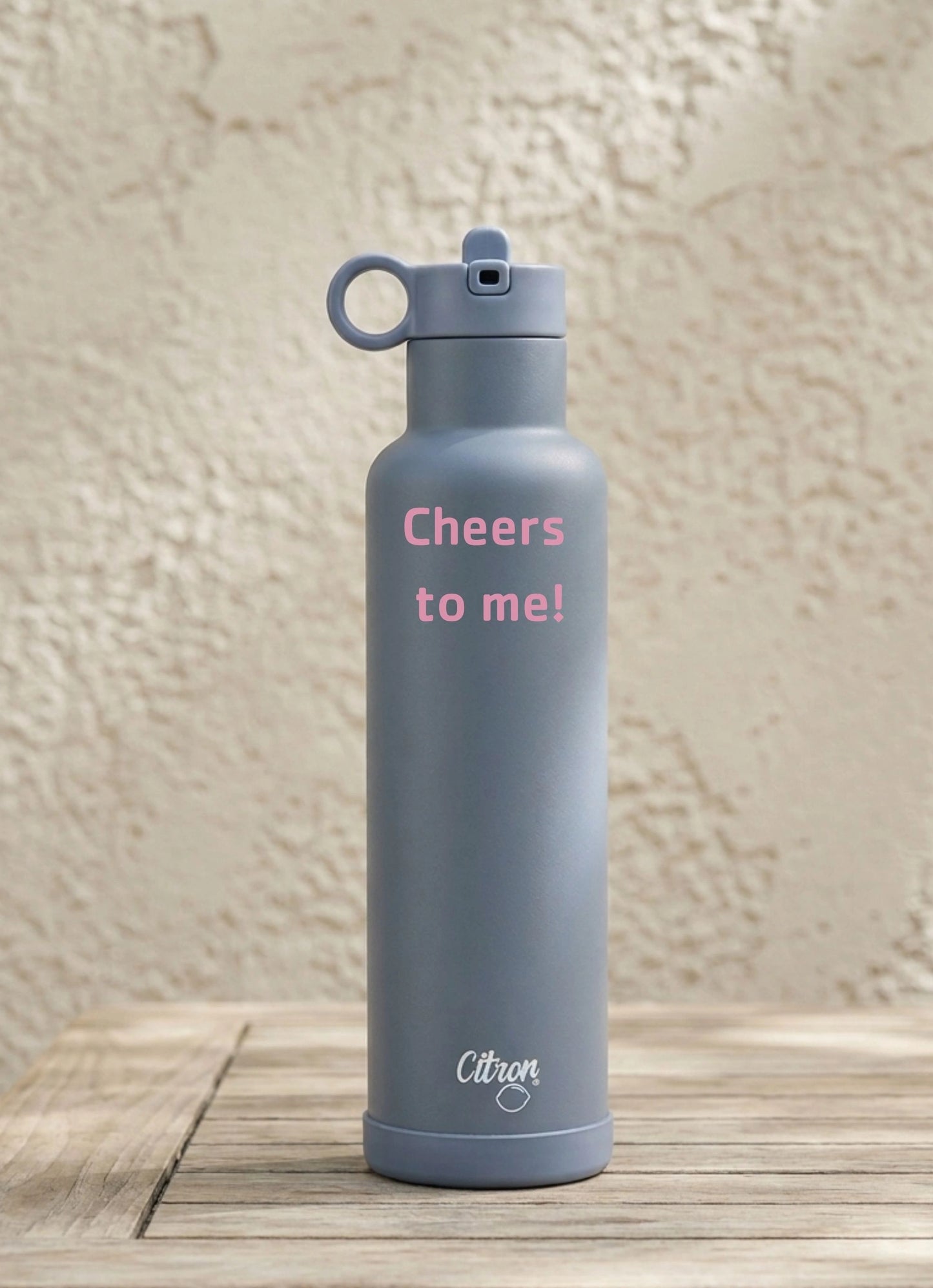 750ml Insulated Water Bottle - Navy Blue