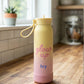 350ml Insulated Water Bottle - Glow Up Pink/Yellow