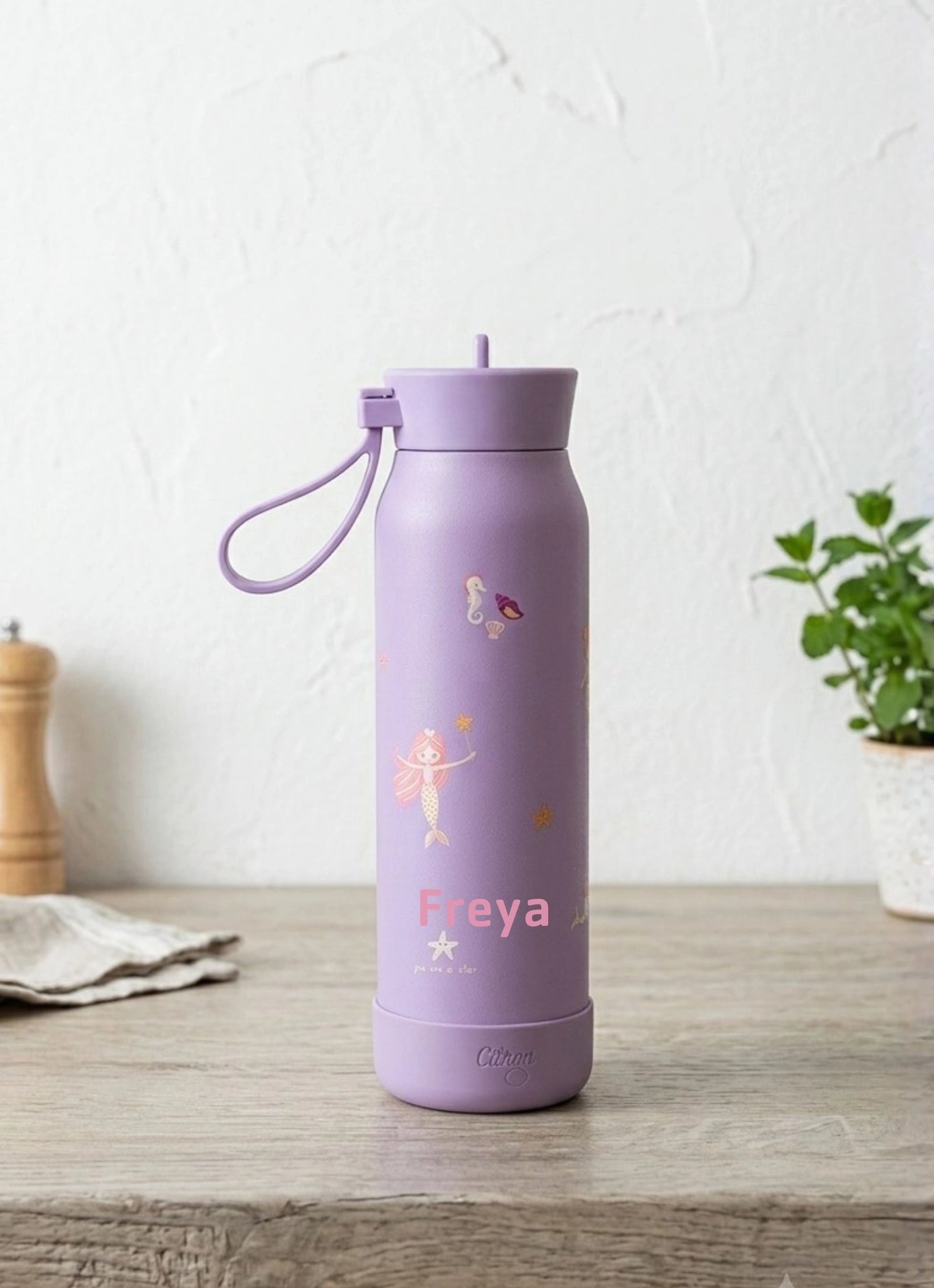 350ml Insulated Water Bottle - Mermaid