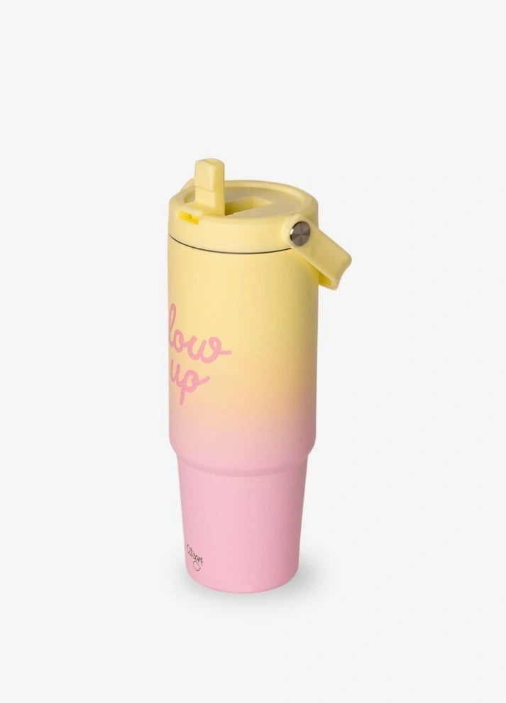 Insulated Tumbler 900ml - Glow Up Pink/Yellow