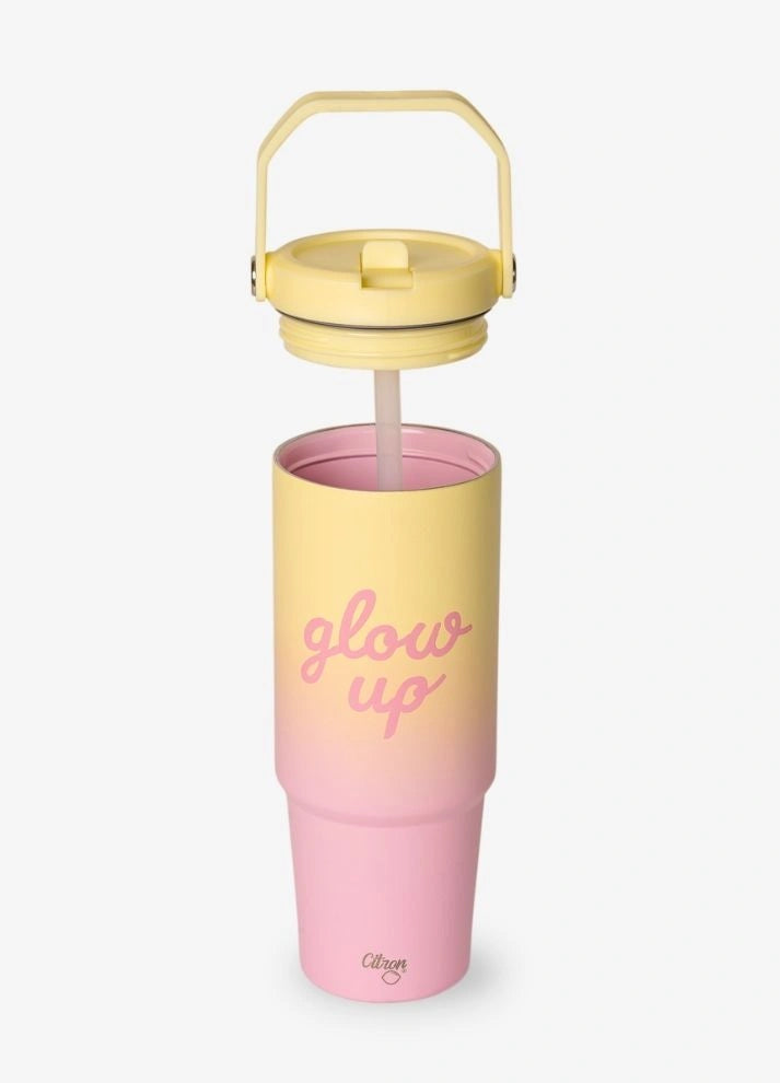 Insulated Tumbler 900ml - Glow Up Pink/Yellow