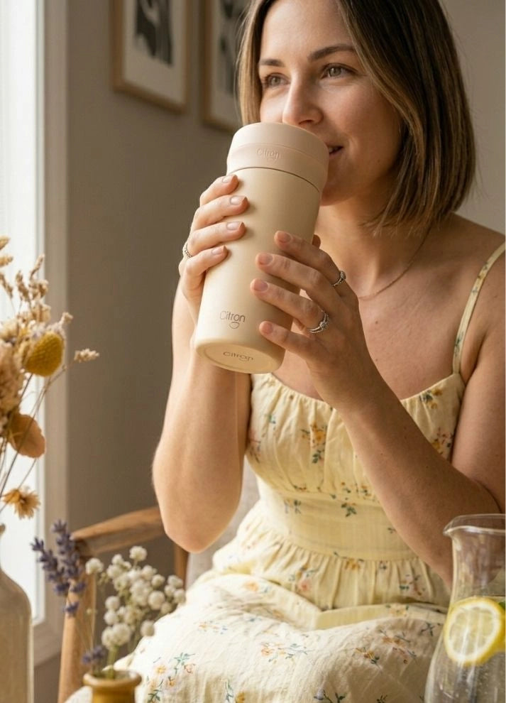Travel Mug 450ml - Beige