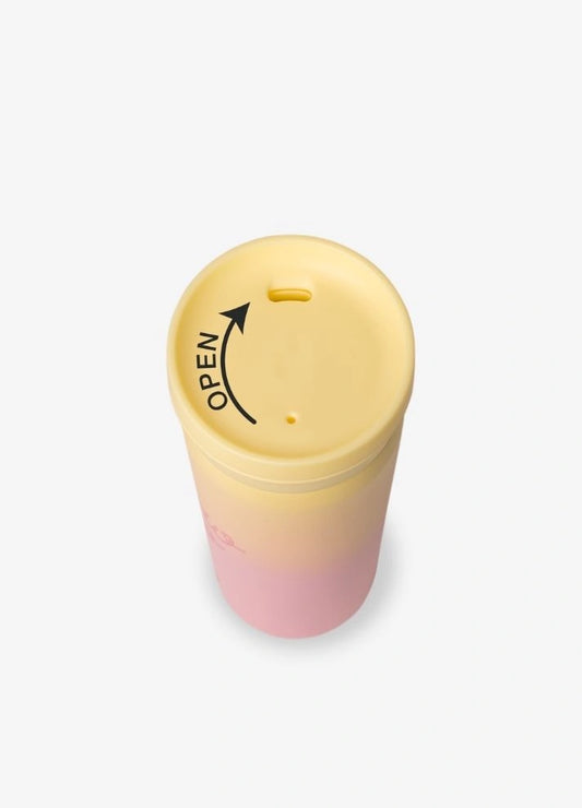 Travel Mug 450ml - Glow Up Pink/Yellow