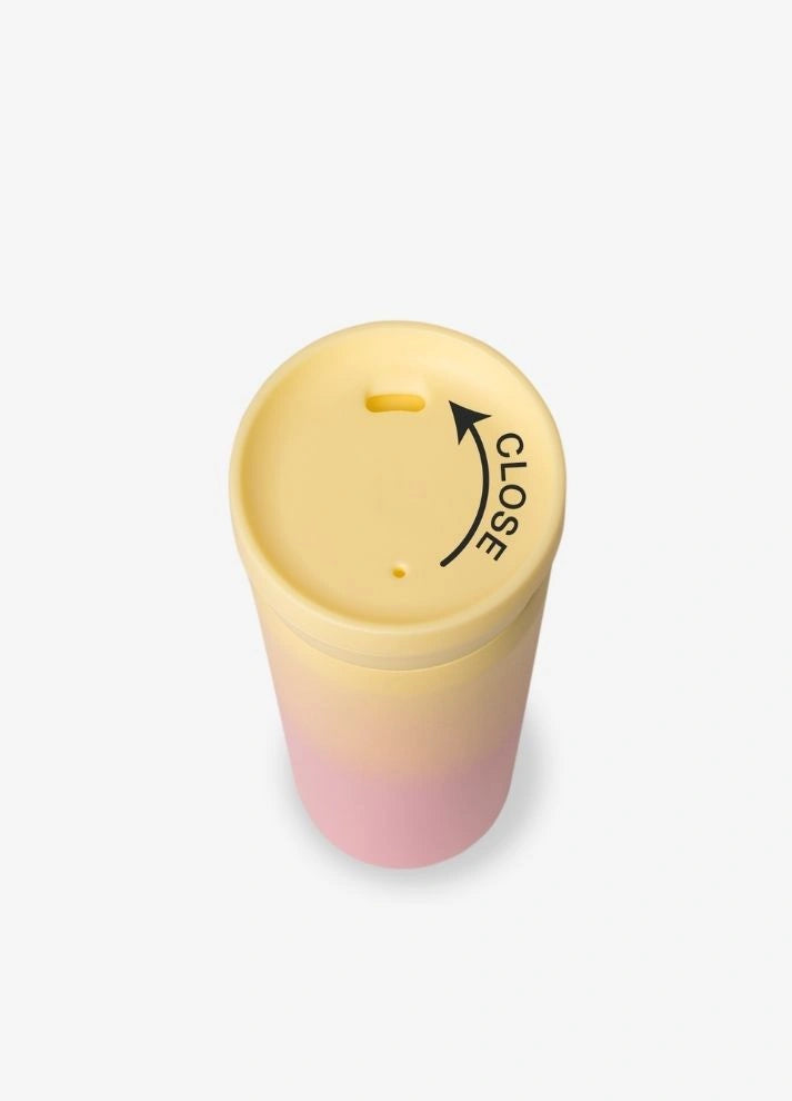 Travel Mug 450ml - Glow Up Pink/Yellow