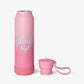 500ml Insulated Water Bottle - Glow Up Pink