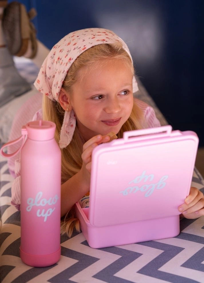500ml Insulated Water Bottle - Glow Up Pink