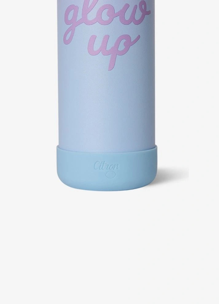 500ml Insulated Water Bottle - Glow Up Blue/Purple