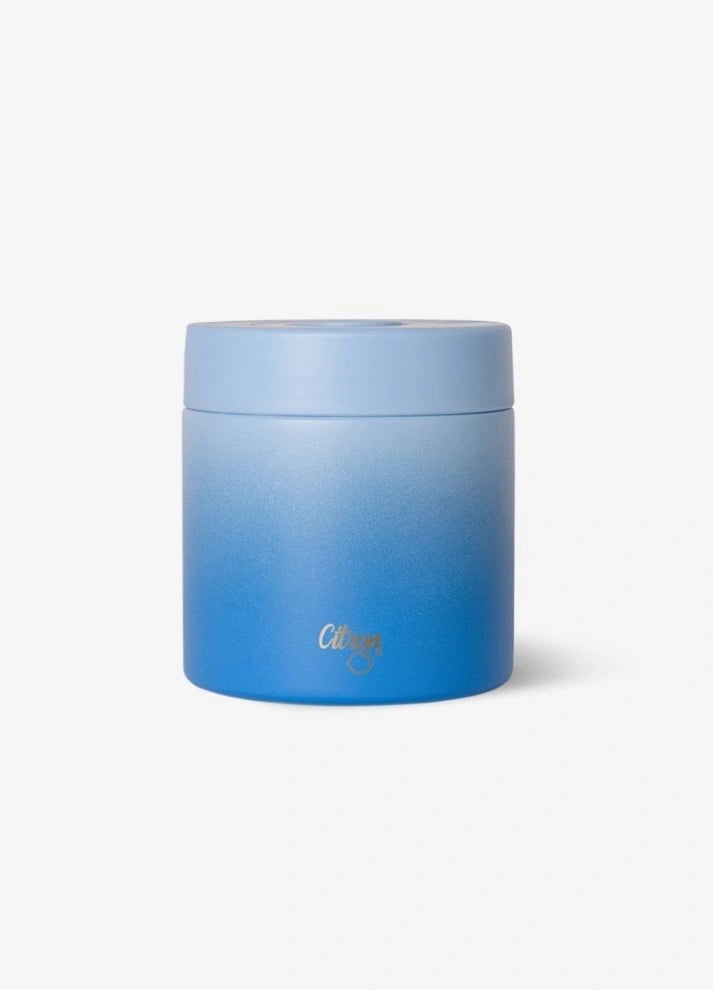 Insulated Food Flask 350ml - Glow Up Blue