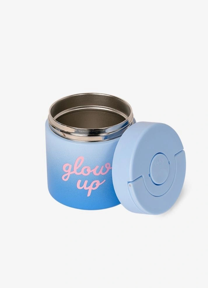 Insulated Food Flask 350ml - Glow Up Blue
