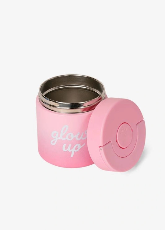 Insulated Food Flask 350ml - Glow Up Pink