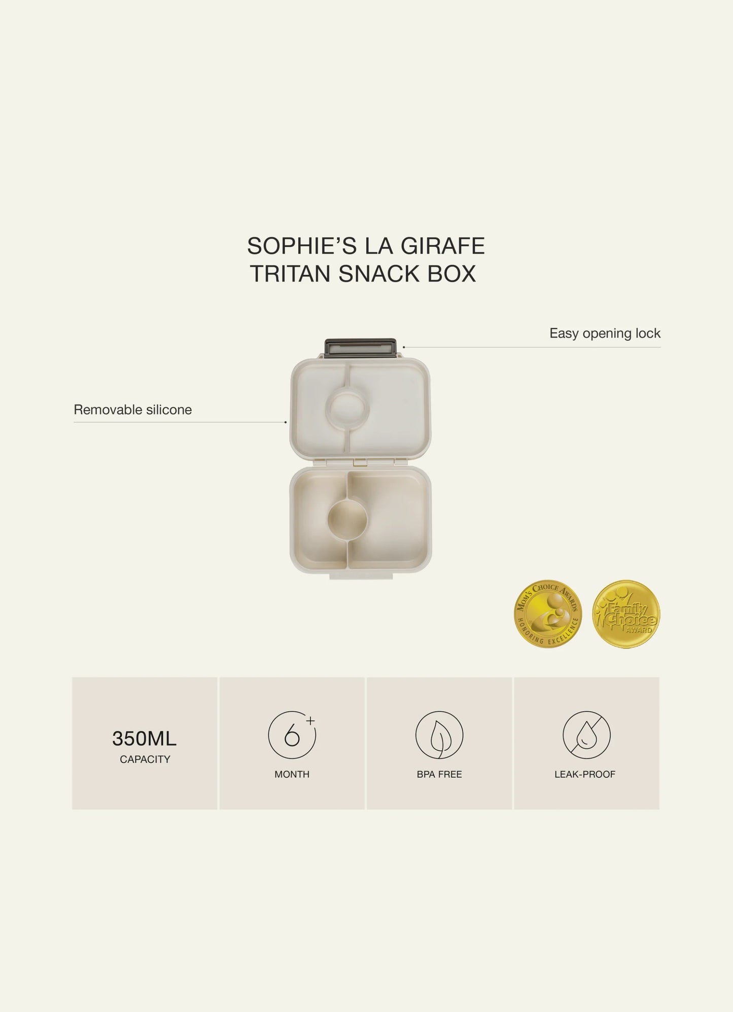 Tritan Snack Box – Sophie La Girafe