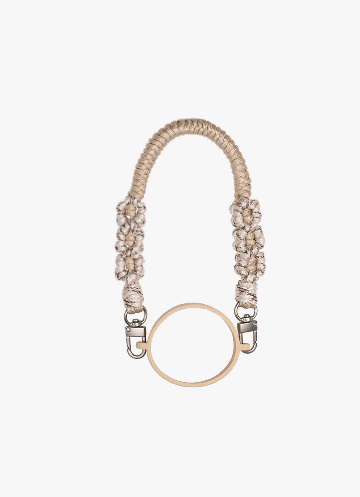Woven Water Bottle Handle Strap - Beige