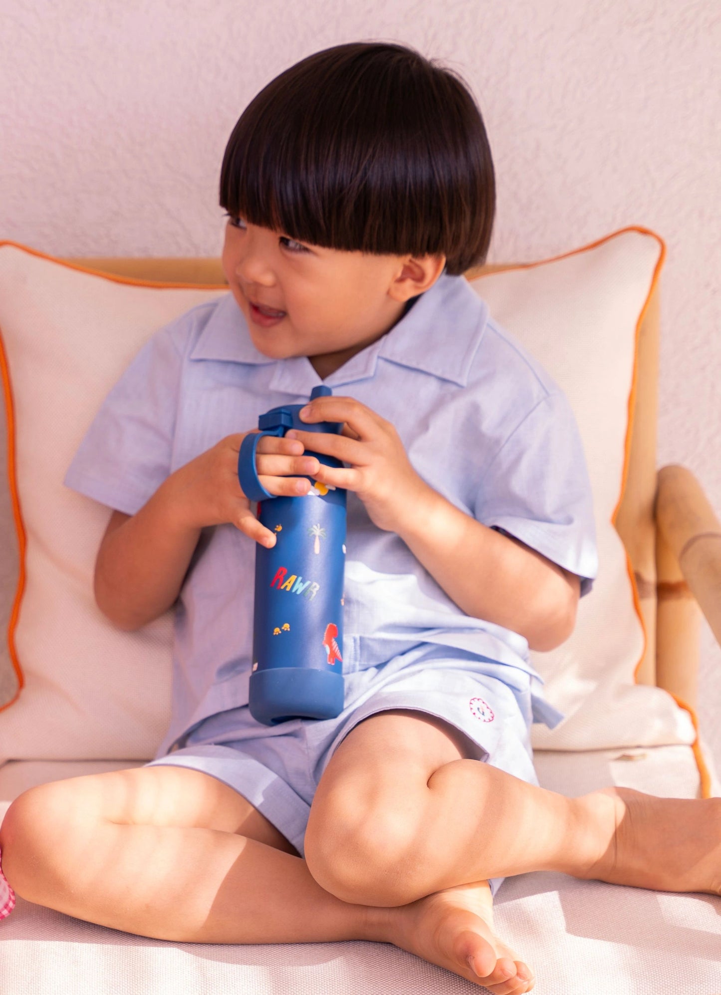 250ml Insulated Water Bottle - Dino