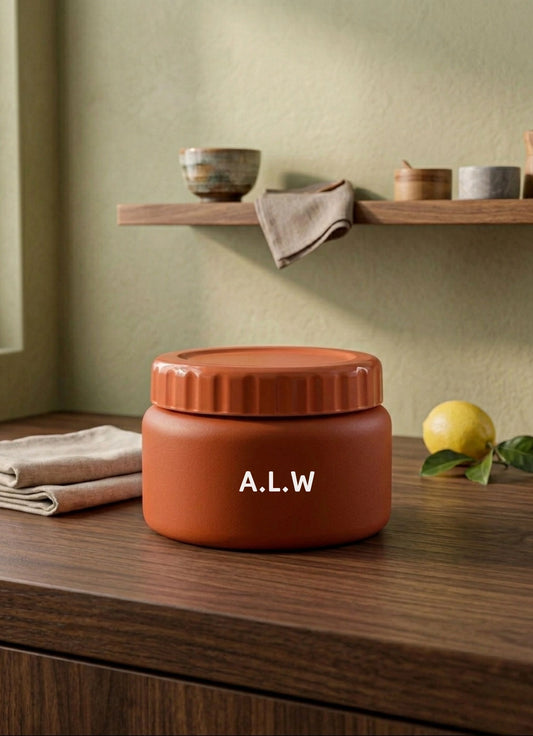 Insulated Food Flask 250ml - Brick