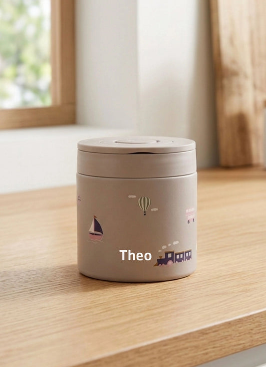 Insulated Food Flask 350ml - Vehicles