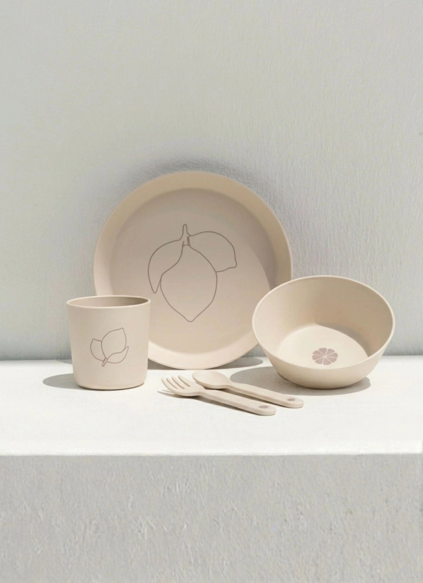 Eco Tableware Set - Lemon