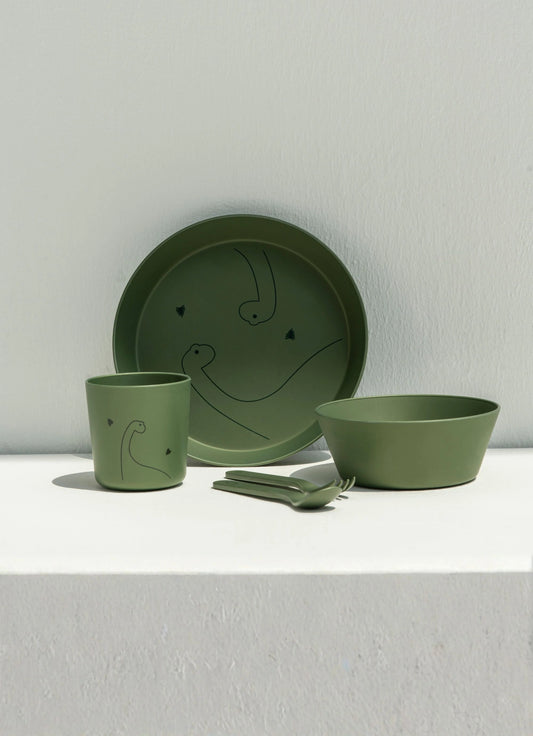 Eco Tableware Set - Dino