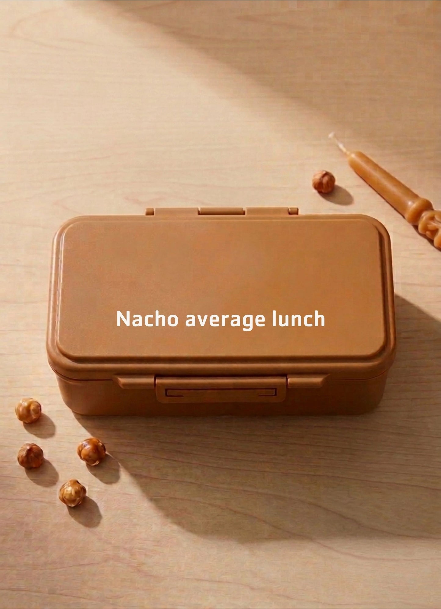 Rectangle Lunch Box - Caramel