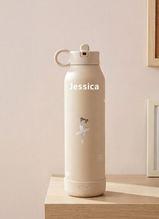 500ml Insulated Water Bottle - Ballerina
