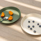 Eco Plates Set of 4 - Green/Cream