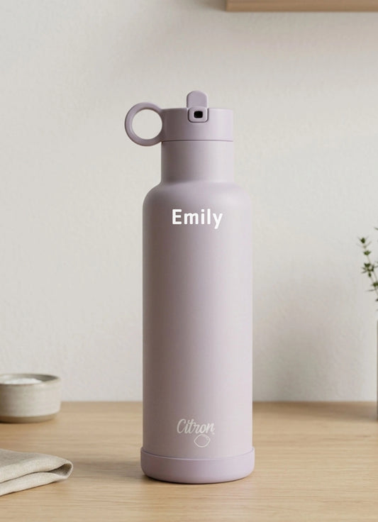 750ml Insulated Water Bottle - Purple