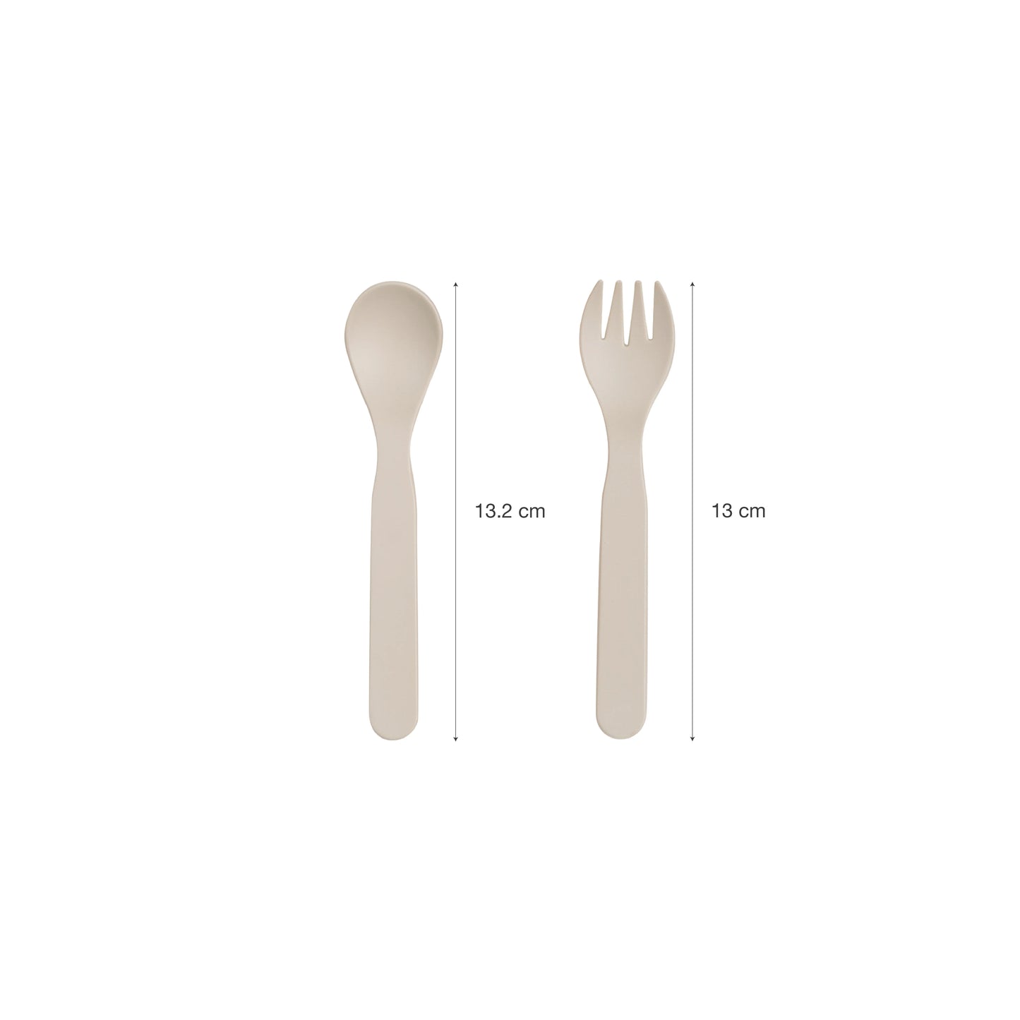 Eco Cutlery Set + Case in Pink/Cream