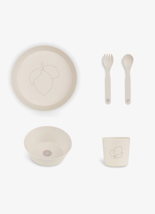 Eco Tableware Set - Lemon