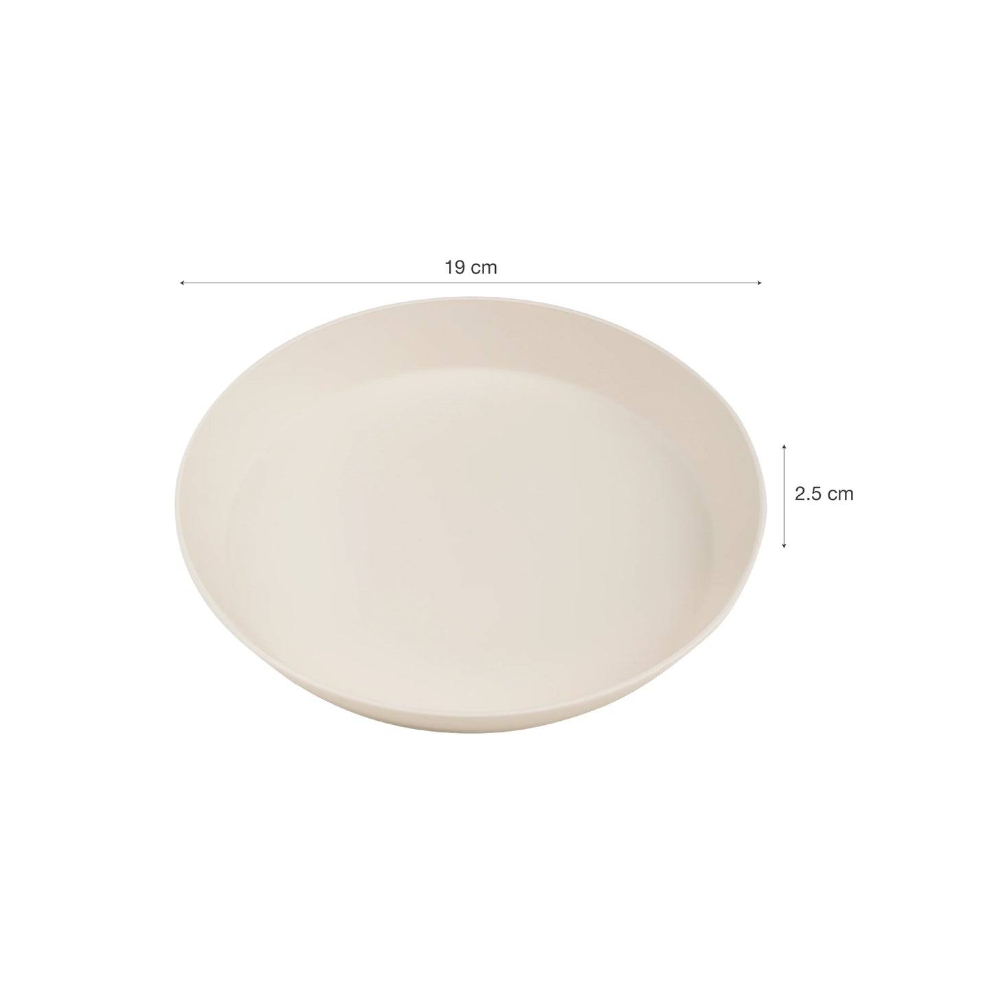 Eco Plates Set of 4 in Pink/Cream