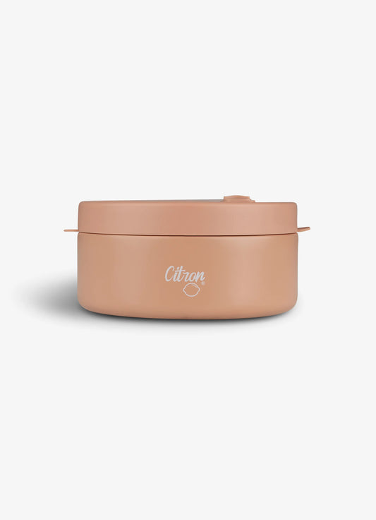 blush pink insulated food flask for adults