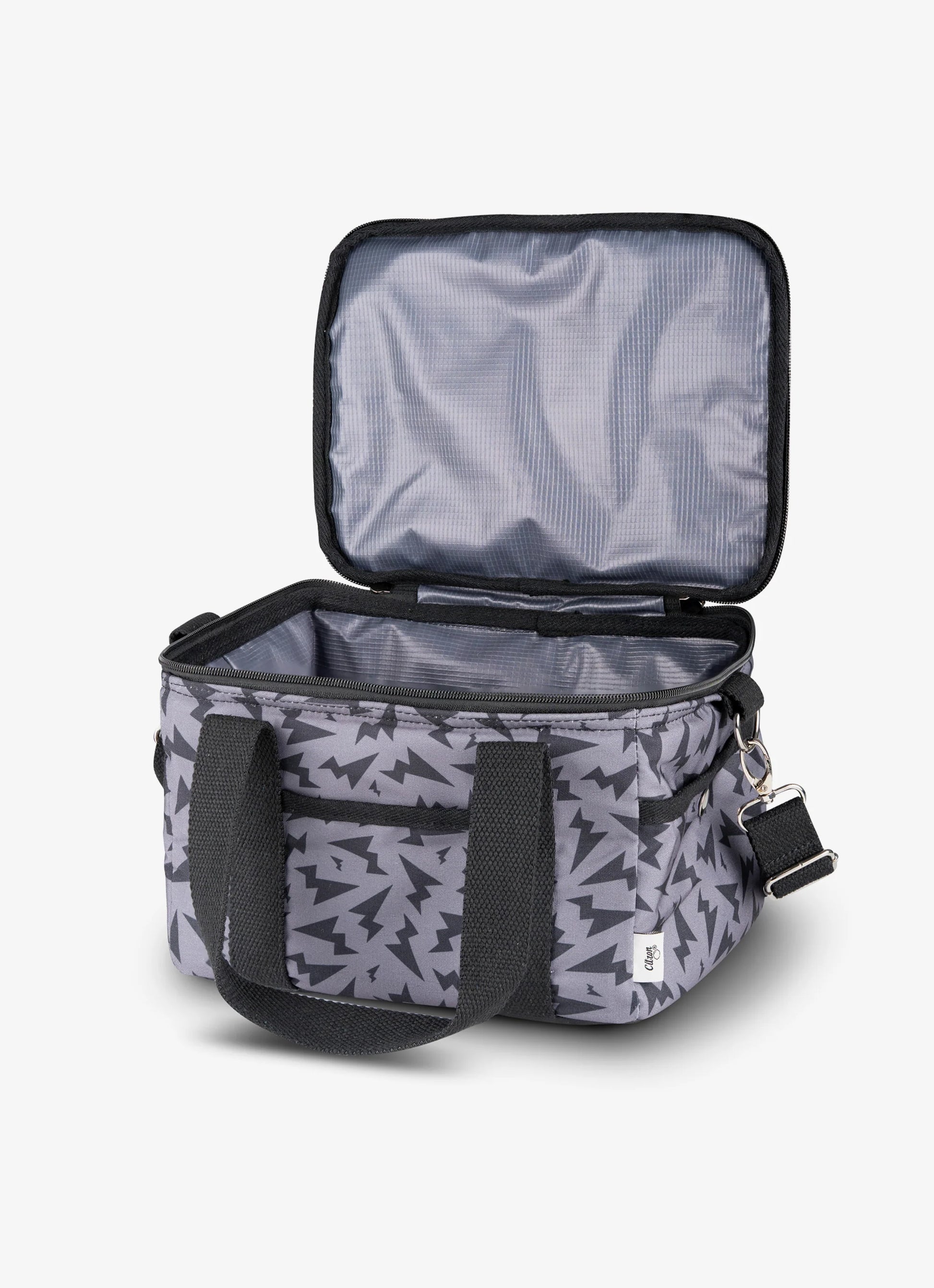 Black Lunchbag Teens with Thunder Patern My Citron My Citron UK