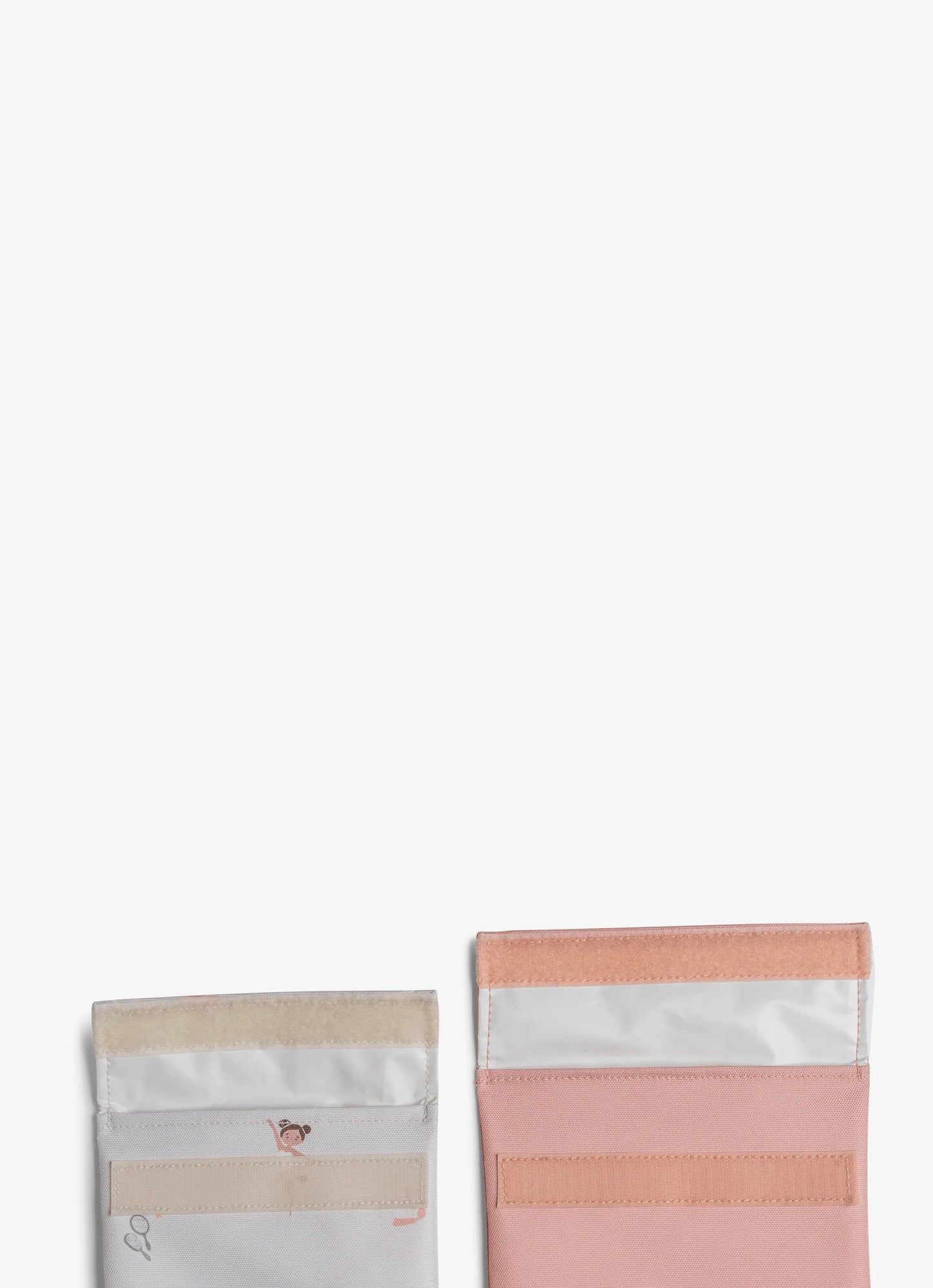 Two Reusable Sandwich Bags - Ballerina/Blush Pink