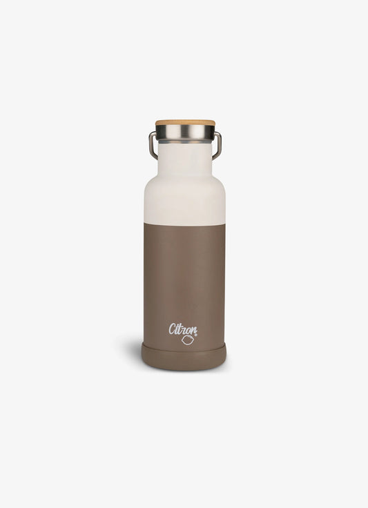 500ml Insulated Water Bottle Brown