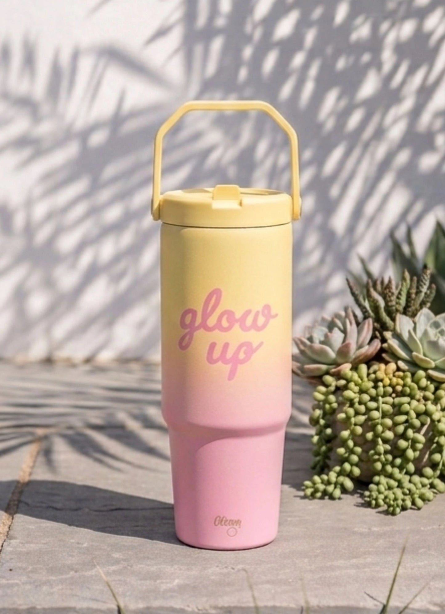 Insulated Tumbler 900ml - Glow Up Pink/Yellow