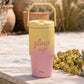 Insulated Tumbler 600ml - Glow Up Pink/Yellow