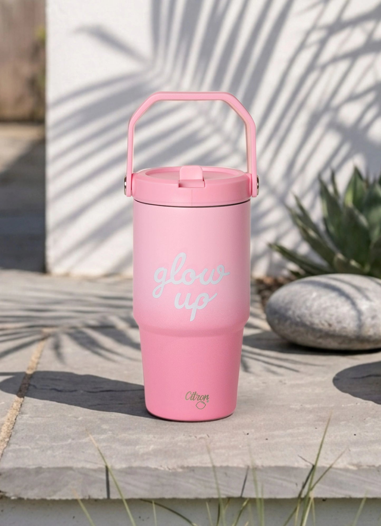 Insulated Tumbler 600ml - Glow Up Pink